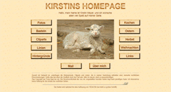 Desktop Screenshot of kirstin-meyer.de