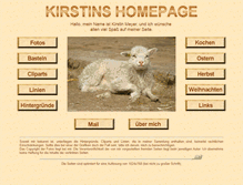 Tablet Screenshot of kirstin-meyer.de